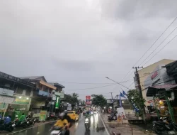 Samarinda Didominasi Awan, Hujan Ringan Diprediksi Sore Hari